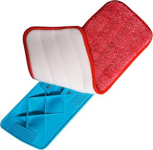 Aluminum Microfiber Durable Fast Absorption 42x13cm 70-80% Dehydration Rate Folding Wringing Household Kitchen <b>Flat</b> <b>Mop</b> - Product Image 2