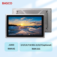 Panel PC Industrial Táctil Resistente al Agua IP65 de 10.1" y 12.5" con Procesador J1900, Montaje en Pared/Integrado, Sin Ventilador, con RS232, RS485, RJ45 y Ethernet