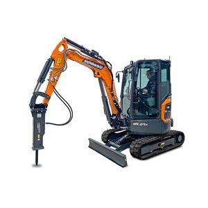 Excavatrice sur pneus authentique Doosan DX27 – Haute performance pour travaux routiers – Vente immédiate - Product Image 2