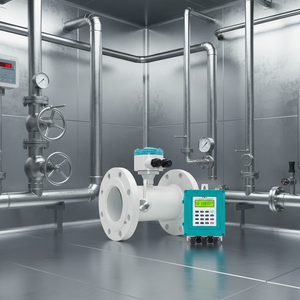 Customizable Digital Ultrasonic <b>Flow</b> <b>Meter</b> Variable Area for Oil & <b>Water</b> Plastic Flange Connection 1% Accuracy for Medium - Product Image 3