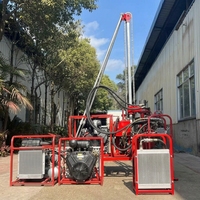Foreuse hydraulique modulaire complète pour la montagne, transport manuel portable, pour l'exploration pétrolière et sismique, l'ancrage en pente, et les trous de dynamitage