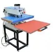 Presse à chaud pneumatique semi-automatique à poste unique, plateau 15"x15", tension 110/220V, pour sublimation textile à plat