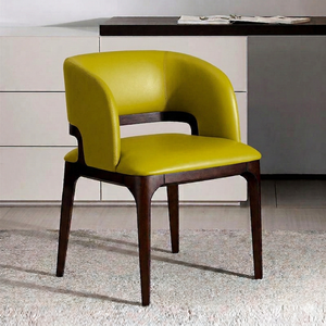 Fauteuil rembourré en teck, chaise d'appoint moderne pour salle à manger, restaurant, hôtel, villa, fabricant de meubles en Indonésie - Product Image 4
