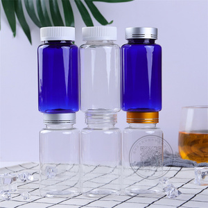 Botella <span class=keywords><strong>de</strong></span> Plástico PET <span class=keywords><strong>de</strong></span> 60ml-200ml para Cápsulas, Medicamentos, Vitaminas y Suplementos, Envase Vacío para Champú y Loción - Product Image 2