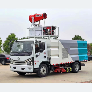 Haute qualité à vendre 4x2 Dongfeng route balayeuse camion nettoyage largeur 3200mm vide route nettoyage camion - Product Image 1