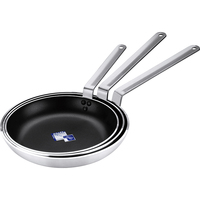 Poêle à frire d'hôtel, casserole antiadhésive, grande taille commerciale, cuisinière à induction, poêle en aluminium antiadhésive
