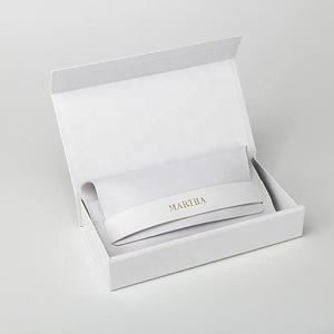 Sinicline al por mayor personalizado Premium de lujo de cartón de papel de regalo gafas de sol magnético caja de embalaje y bolsa de cuero - Product Image 2