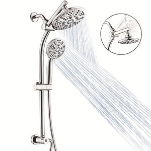 Juego de Ducha de Estilo Americano con 6 Funciones, Ducha de Mano con Efecto Lluvia, Cromado, Sistema de Ducha para Baño - Product Image 5