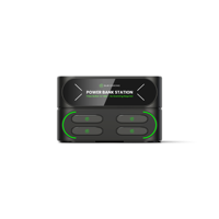 Station de charge à boutons empilables à 4 fentes Banques d'alimentation partagées et chargeur de téléphone portable gratuits dans le commerce