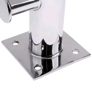 معدات بحرية المورد الفولاذ المقاوم للصدأ 7 بوصة الثقيلة رباط Bitt عبر بولارد مع لوحة دعم لليخوت قارب السفينة - Product Image 4