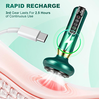 Masseur à ventouses électrique avec contrôle de la minuterie, ensemble Gua Sha pour le corps avec chaleur et thérapie par lumière rouge