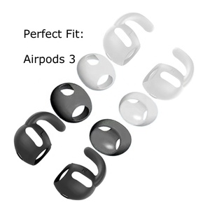 จุกซิลิโคนสำหรับ Airpods 3 ฝาครอบหูฟังสำหรับ Airpods3 จุกอุดหูแบบบางพิเศษ ป้องกันการสูญหาย จุกซิลิโคนแบบปีก - Product Image 1