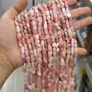 Forma Irregular Natural Rubi Stone Beads Aquamarine Oval 6-8mm Larimar Gemstone Energia Curado para Fazer Jóias Colares - Product Image 3