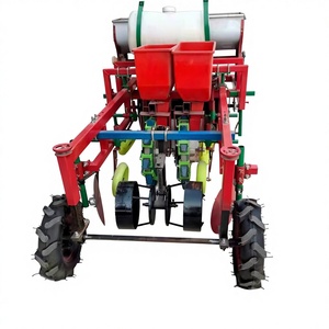 Nouvelle machine manuelle tout-en-un pour semis, paillage, pulvérisation et fertilisation d'arachides, à quatre roues, semoir 2 rangs pour arachides/maïs/haricots, garantie 1 an - Product Image 1