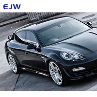 Pour 2010-2013 Porsche Panamera 970 970.1 Kit de carrosserie large en fibre de verre de Style WD amélioré accessoires de roue de front de roue automobile