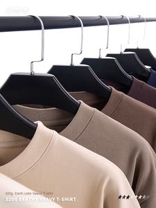 Sebanda <span class=keywords><strong>320</strong></span> Gsm graphique luxe en vrac coton noir lourd fabricant personnalisé surdimensionné uni pour l'impression de t-shirts vierges pour hommes - Product Image 5