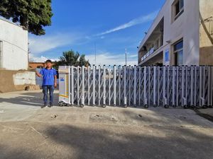 Hiện đại trượt nhôm tự động ngoài trời cổng đóng mở và di động có thể thu vào đường rào cản cho biệt thự sử dụng - Product Image 4