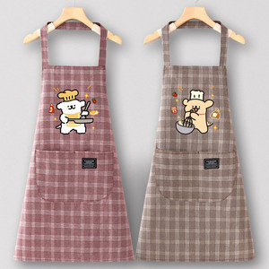 Grembiule da lavoro personalizzato con logo, in cotone, per cucina e casa, nuovo modello 2026, abbigliamento da lavoro giovanile, <span class=keywords><strong>vestiti</strong></span> Zhuo da donna per cucinare e mangiare. - Product Image 2