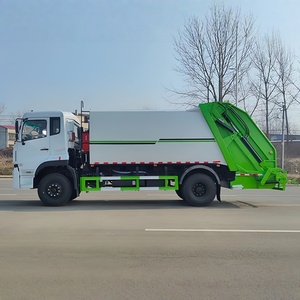 Vente directe d'usine - Camion compacteur de déchets Dongfeng 4x2, 12 m³, pour l'assainissement municipal - Product Image 5