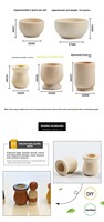 Décorations de Pâques DIY pour la maison, ornements créatifs pour enfants, perles en bois peintes à la main, couleur naturelle