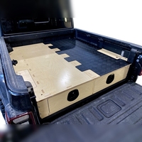 Système de rangement de tiroir de lit de camionnette tout-terrain pour FORD RANGER T7 T9 système de tiroirs de Camping boîte arrière de voiture