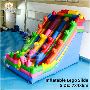 Nhà máy trong nhà ngoài trời PVC gia đình Moon đi bộ vui chơi giải trí thiết bị trẻ em Inflatable Trampoline nhảy <span class=keywords><strong>bouncy</strong></span> lâu đài - Product Image 3