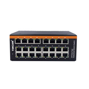 Tincam <span class=keywords><strong>24</strong></span>*10/100M RJ45 cổng <span class=keywords><strong>Ethernet</strong></span> công nghiệp chuyển đổi đường sắt/TREO TƯỜNG mạng không được quản lý công nghiệp chuyển đổi trong kho - Product Image 6