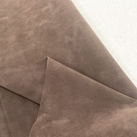 Cuir suédé 1,2 mm, cuir synthétique floqué PU, cuir artificiel, pour chaussures, bottes, gamuza, cuero sintético
