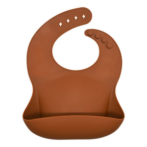 Bavoir bébé en silicone imperméable, couleur personnalisée, pour nourrissons et tout-petits, tablier repas pour enfants, design 106, logo personnalisé, vente en gros - Product Image 5