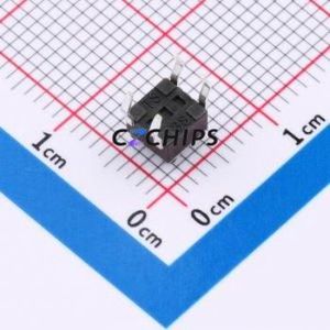 SMG-02-H038A1 Tactile Switch Through hole Component (THT)-4P,4.5x4.5mm Switch Single Pole Single Throw Round Button 2.5N 4.5mm - Product Image 2