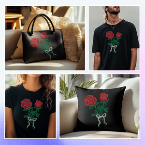 Strass Termoadesivi Solidi Impermeabili, <span class=keywords><strong>Pietre</strong></span> di Cristallo Trasparenti a Forma di Fiocco Rosa <span class=keywords><strong>per</strong></span> Abbigliamento Casual e Accessori <span class=keywords><strong>per</strong></span> Cucito di Borse - Product Image 6
