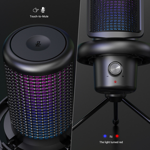 Microphone USB filaire professionnel ZTU40 pour jeux, <span class=keywords><strong>carte</strong></span> <span class=keywords><strong>son</strong></span> compatible, streaming en direct, <span class=keywords><strong>micro</strong></span> <span class=keywords><strong>studio</strong></span> professionnel - Product Image 2