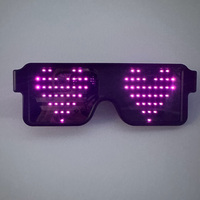 Verres rechargeables de message de l'affichage LED de défilement par USB en gros d'usine pour la partie de boîte de nuit