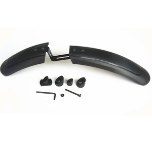 Garde-boue de vélo Guangtian 26 pouces pour VTT, grande plaque arquée, en plastique noir durable, accessoire de protection - Product Image 5