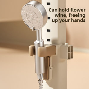 Support de bain pour bébé réglable en hauteur, pliable, antidérapant pour nourrissons et tout-petits, support de douche mains libres portable - Product Image 5