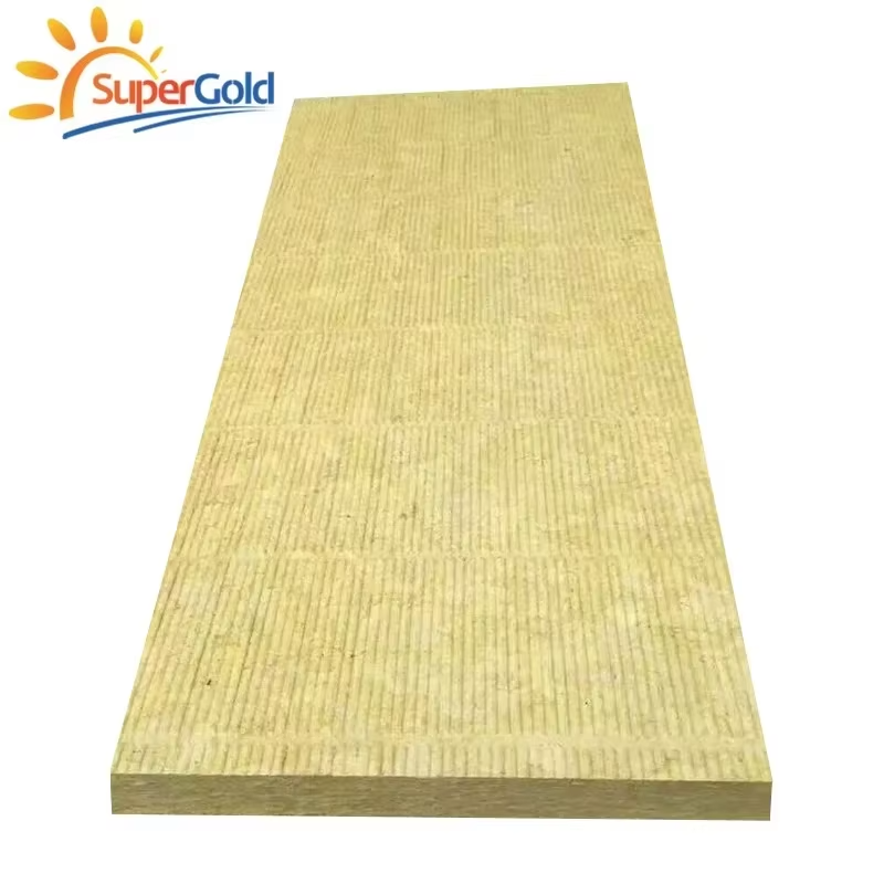 SuperGold 50mm Acoustic Rock Wool Panel for Sandwich Board Other Heat Insulation Materials