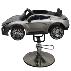 Özel gri oyuncak araba şeklinde çocuk berber koltuğu dayanıklı Metal saç kesme güzellik salonları için çocuklar için <span class=keywords><strong>Salon</strong></span> sandalyesi - Product Image 1