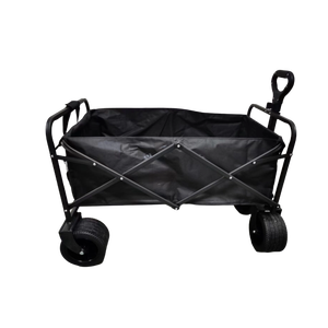 लोड क्षमता 170lbs पोर्टेबल ढहने योग्य आउटडोर गार्डन पिकनिक बड़ा व्हील फोल्डिंग वैगन कार्ट कैंपिंग के लिए - Product Image 2