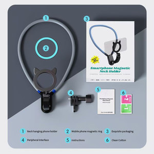 Le support de cou peut être utilisé pour la diffusion en direct de cyclisme, de pêche, de sports de plein air, et est un accessoire de support de téléphone portable. - Product Image 6