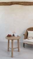 Mesa Auxiliar Moderna de Madera Reciclada, Mesitas de Noche de Madera Maciza Hechas a Mano, Muebles Convertibles para el Hogar, Dormitorio, Sala de Estar, Exterior KAMAL