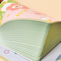 Cuaderno Espiral Creativo ZX con Diseño de Dibujos Animados, Papel A5, Cuaderno para Estudiantes de Primaria, Diario con Cuadrícula Tian Zi, Escritura en Chino