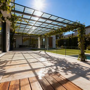 4mm 6mm 8mm 10mm 12mm taglio personalizzato vetro temperato edificio architettonico & vetro industriale per porte finestre residenziali - Product Image 5