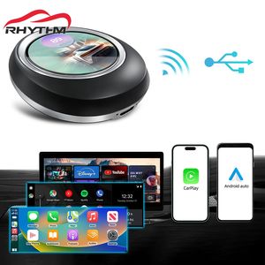 Boîte Ai Carplay Rhythm compatible avec le contrôle original de la voiture, bouton rotatif du volant, commande vocale Siri, multifonction, petit écran - Product Image 1