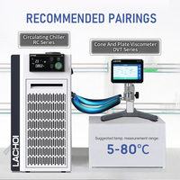 Viscosímetro Digital de Cono y Placa LACHOI DVT con Pantalla Táctil de 7 Pulgadas, Probador de Viscosidad de Laboratorio para Pequeños Volúmenes de Muestra y Tasa de Cizallamiento Uniforme