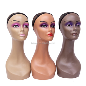 批发定制标志逼真长颈女妆非洲模特人体模型头饰假发 - Product Image 6