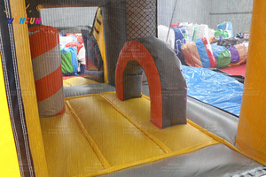 แทรมโพลีนเป่าลมแบบคอมโบสำหรับรถบรรทุกหนัก - ทนไฟและกันน้ำ ขนาดสั่งทำได้ - Product Image 6