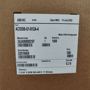 ACS550-U1-012A-4 7.5HP 380-480V ไดรฟ์ซีรีส์ ACS550 สำหรับ PLC - Product Image 4