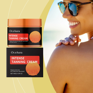 Venta al por mayor ingredientes orgánicos naturales cara Cuerpo crema de bronceado verano playa bronce negro bronceado intenso crema de bronceado - Product Image 6