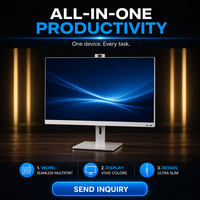 Computadora de Escritorio Todo en Uno con Pantalla LCD IPS FHD de 21.5/23.8/27 Pulgadas, Procesador Core I5/i7, RAM DDR4, Almacenamiento SSD+DDR, para Juegos y Oficina, con Teclado y Ratón