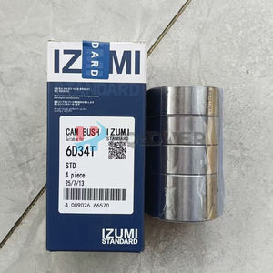 รถขุดก่อสร้าง C7.1 6D107 6D34 D6AC อะไหล่เครื่องยนต์ J05E อะไหล่วาล์วไอเสียคู่มือที่นั่งบูชสำหรับอิซูมิ - Product Image 5